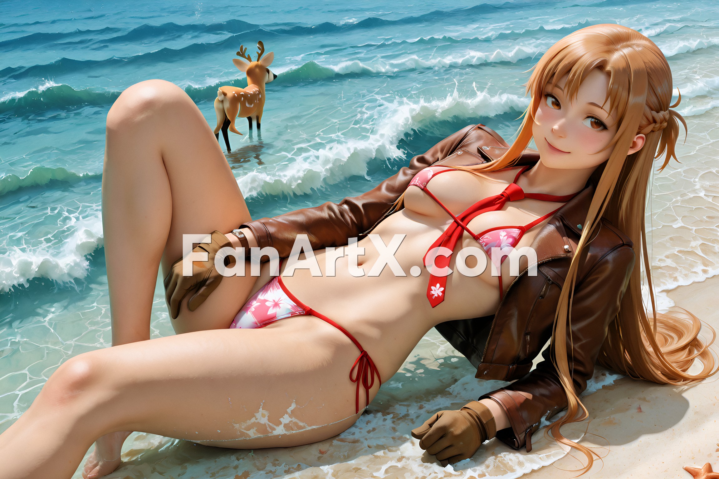 Sao Asuna Yuuki Fanart - Sword Art Online character 4795064